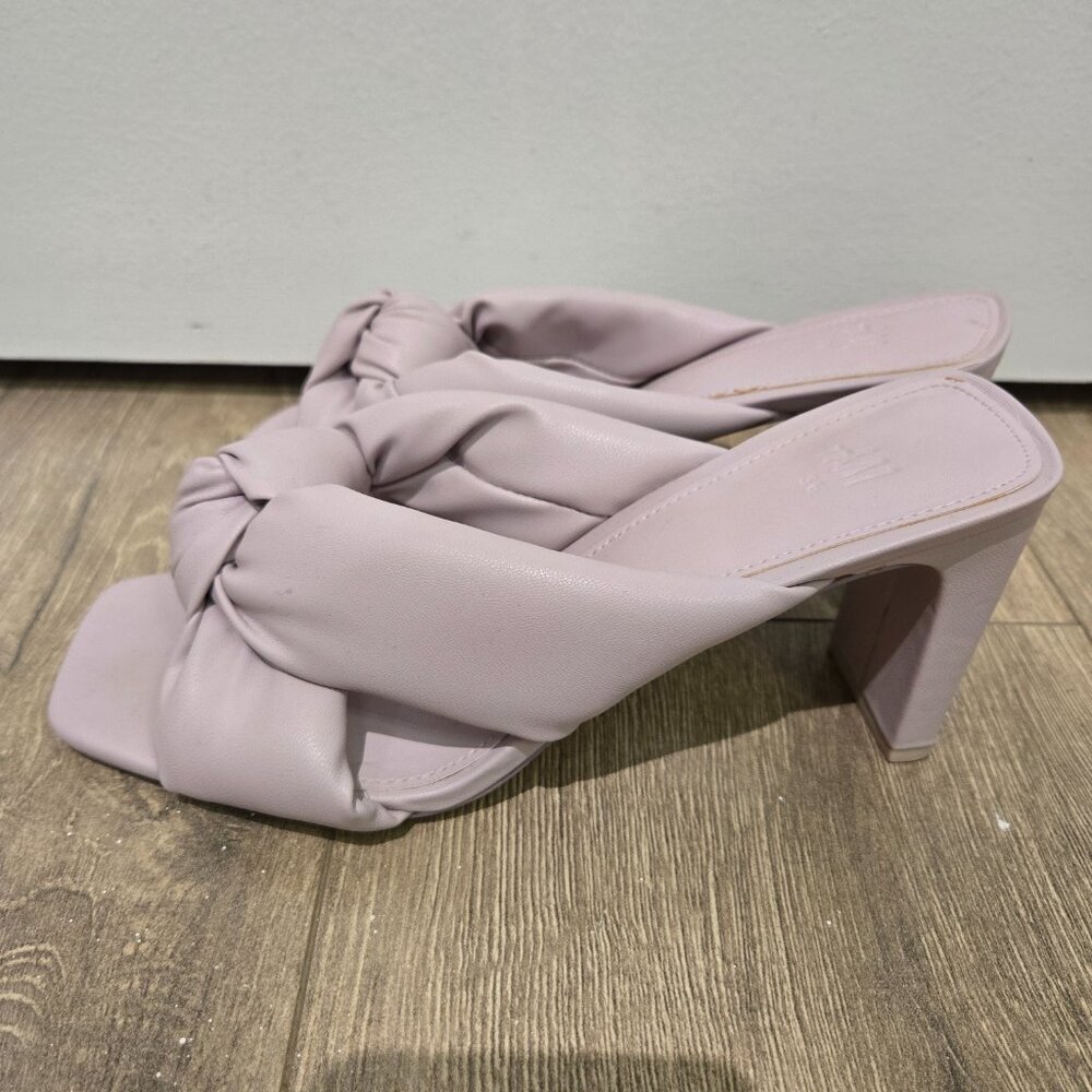 Lilac Mule Heels